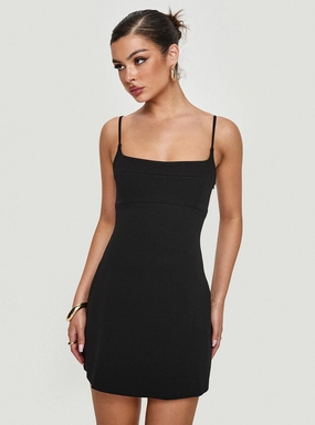 Rousselet Mini Dress Black Chic and Cozy Wear