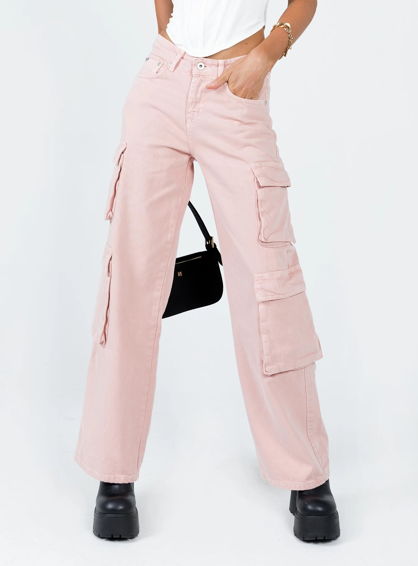 The Ragged Priest Brat Jeans Pink All-Purpose Use