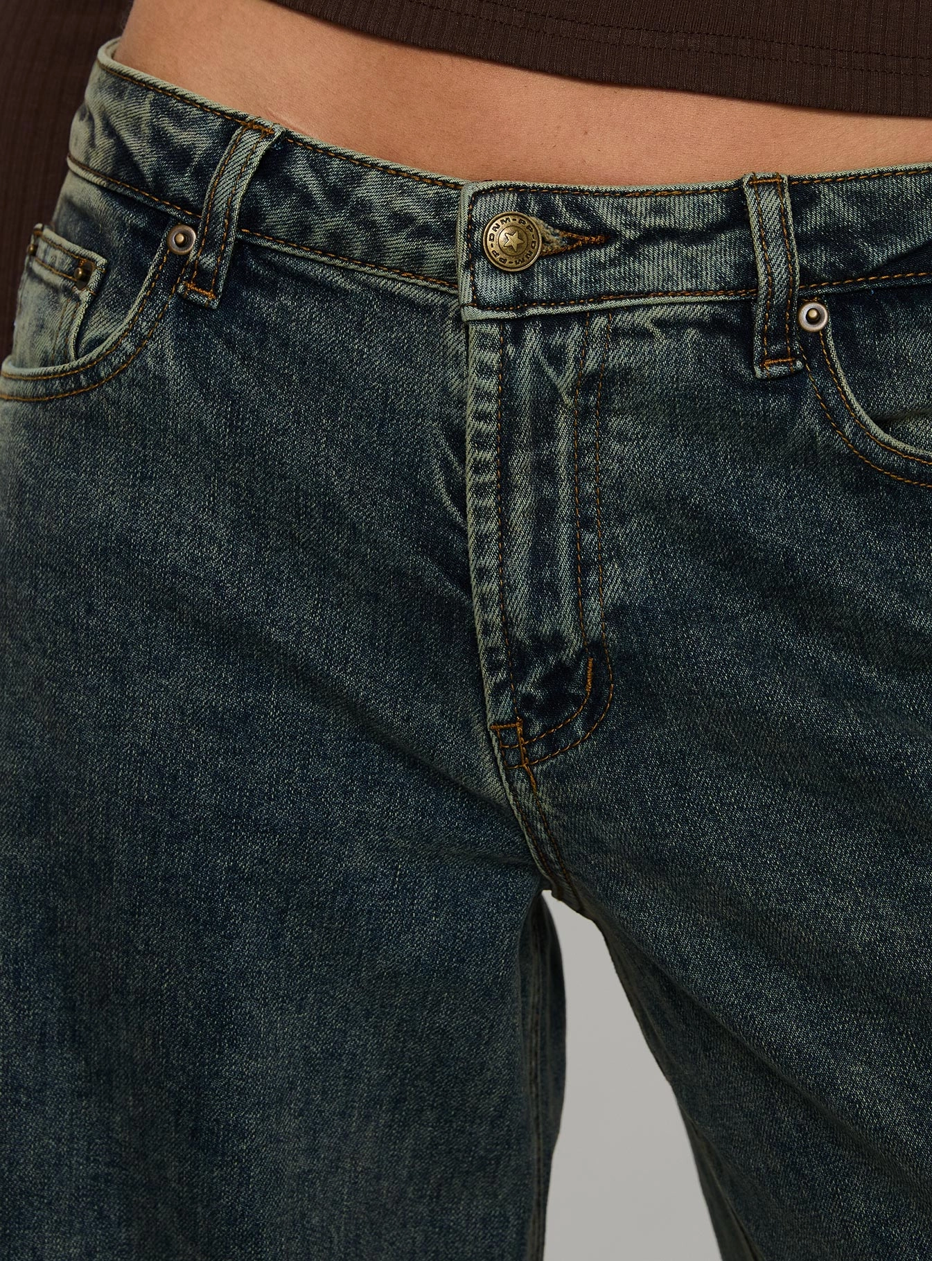 Ziggie Low Rise Baggy Jeans Antique Wash Breathable Lining System Layer game