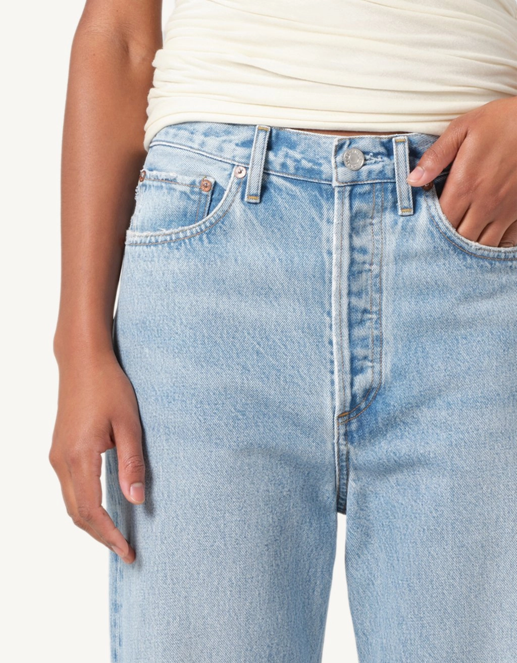 agolde 90s crop jean Smooth Lightweight Weekend Warrior Elegant