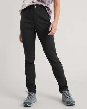 Elastic Fit Cozy Wear Women's Flight Pants -?Long - Black Stingray