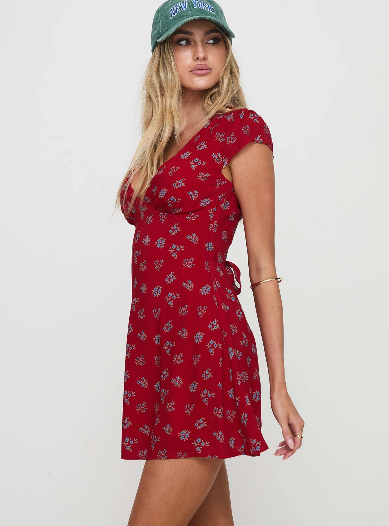 Cannelloni Mini Dress Red Vibrant Look