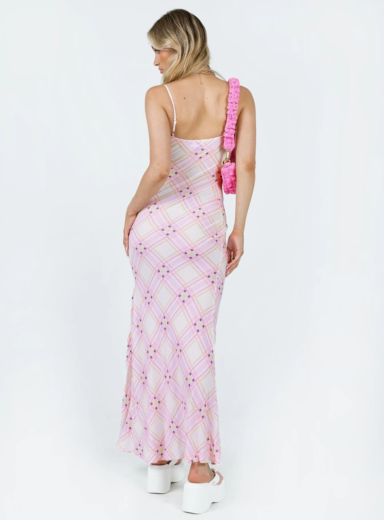 Amity Maxi Dress Pink Multi Breezy Fit