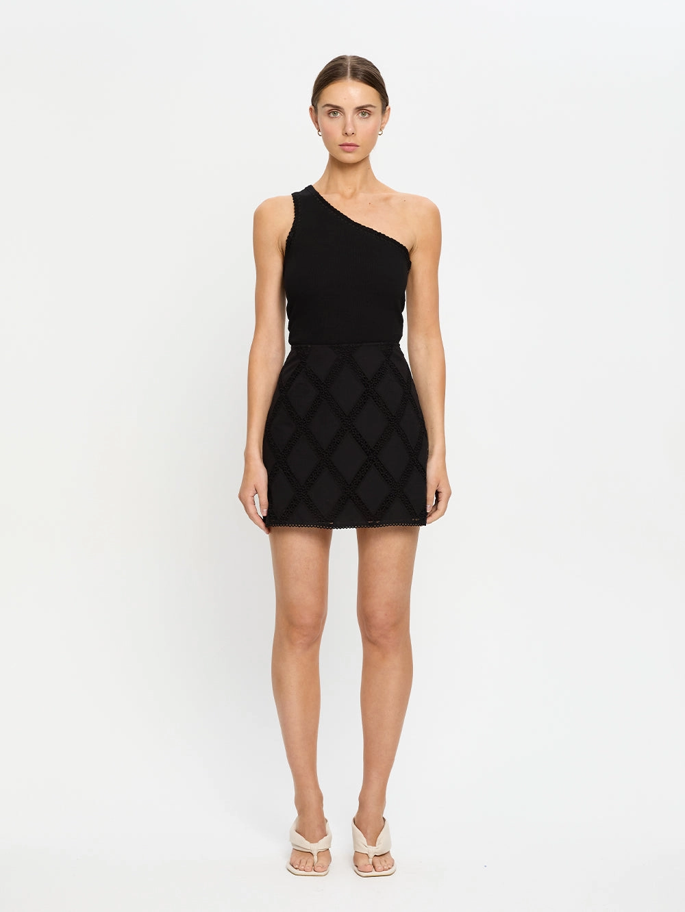 Refined Texture Izzy Mini Skirt