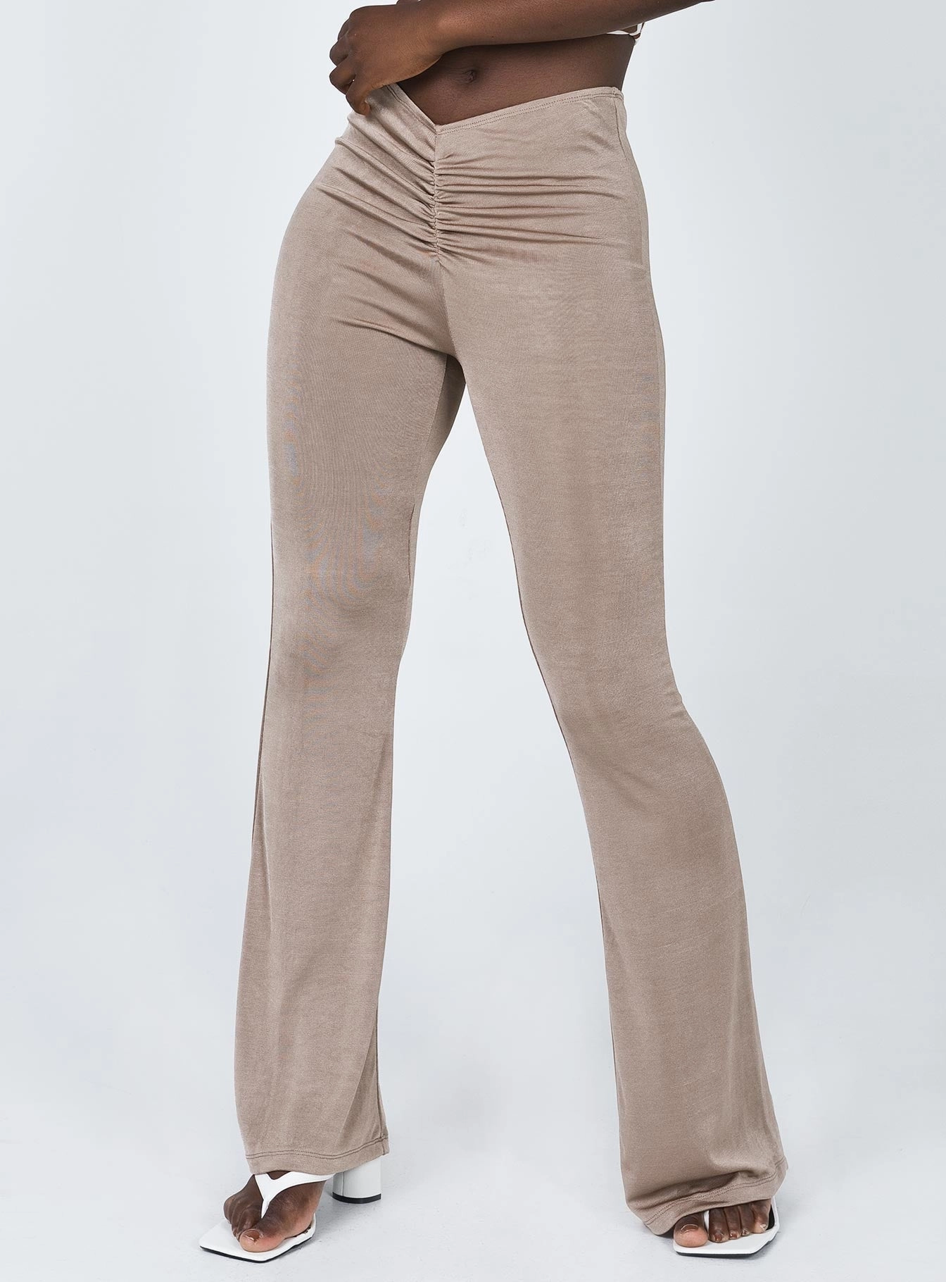Savannah Pants Brown Essential Wear Breathable Stretch