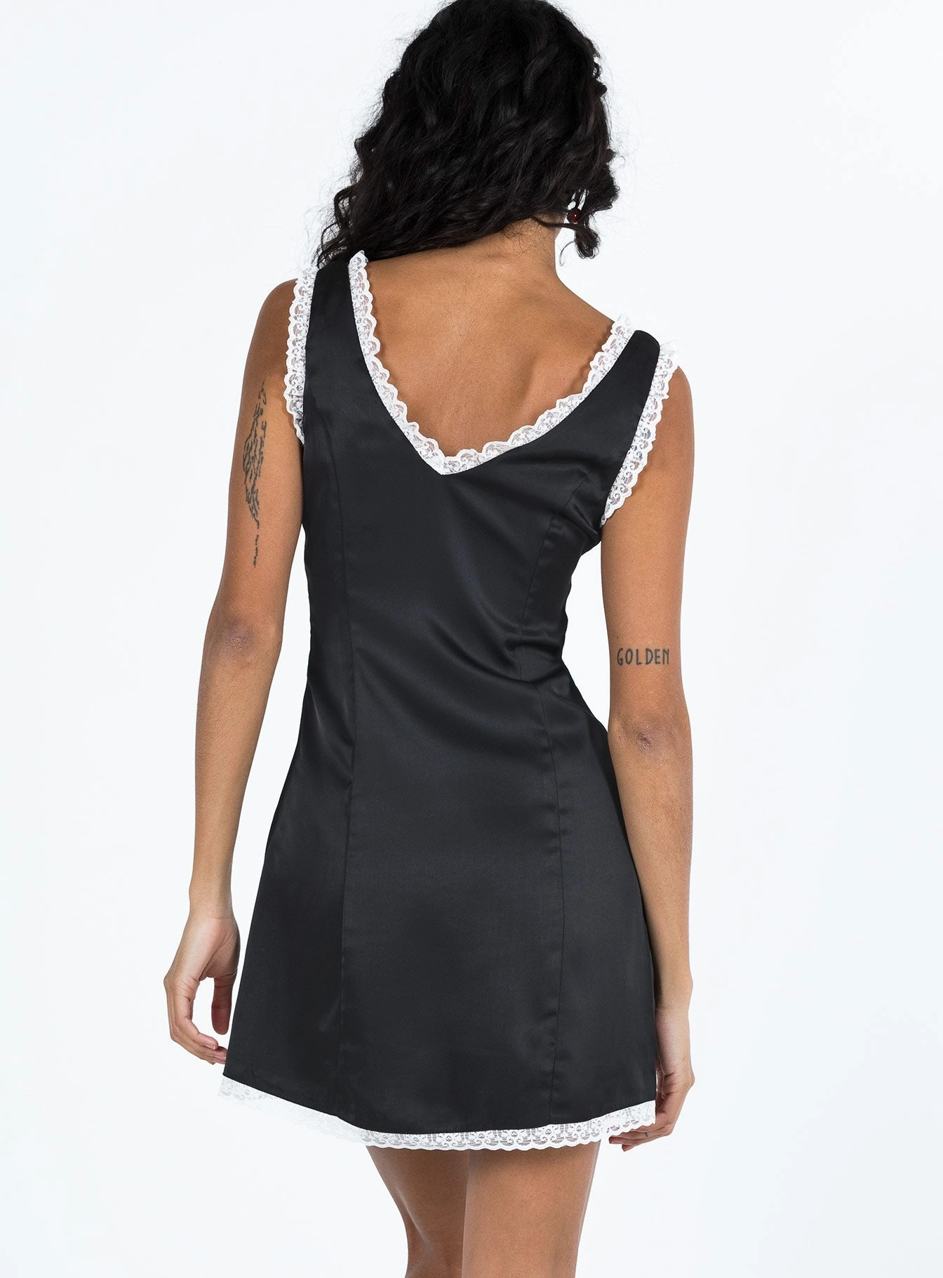 Sayre Mini Dress Black Layerable Piece
