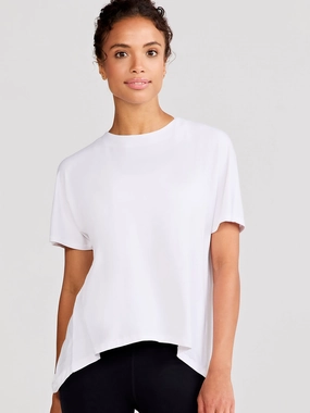 Essential Clothing Anti Perspiration Lining Uptown Luxe Cross Back T-Shirt