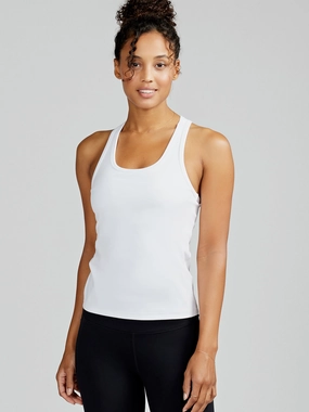 Sculptive Racer Back Tank with Built-in Bra Moisture Wicking Material