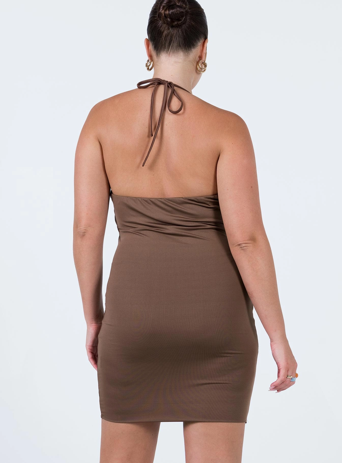 Perfect Layers Softly Structured Judson Mini Dress Chocolate