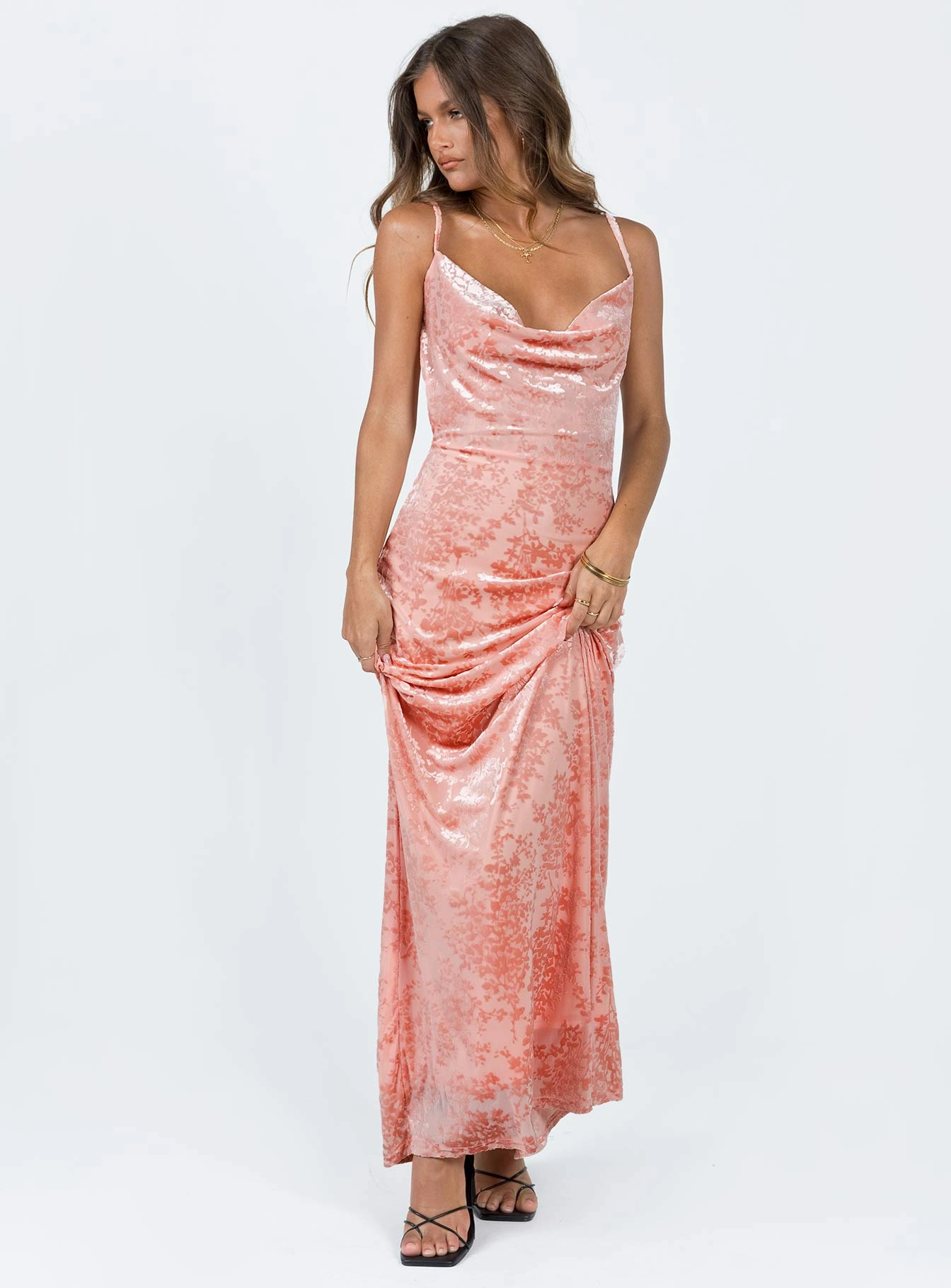 Amiya Maxi Dress Pink Trend-Inspired Romance Glow