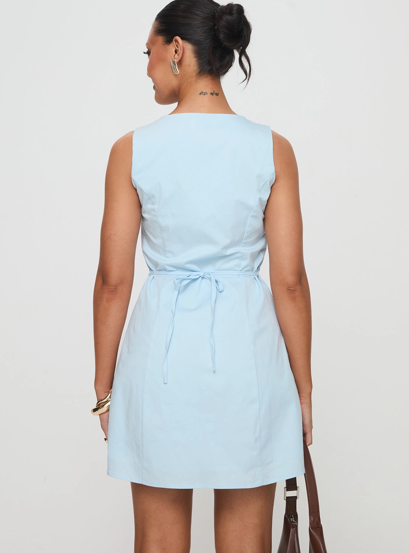 Talisse Dress Blue Petite Daily Silhouette Formal Style