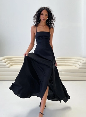 Kerwin Maxi Dress Black Perfect For Any Occasion