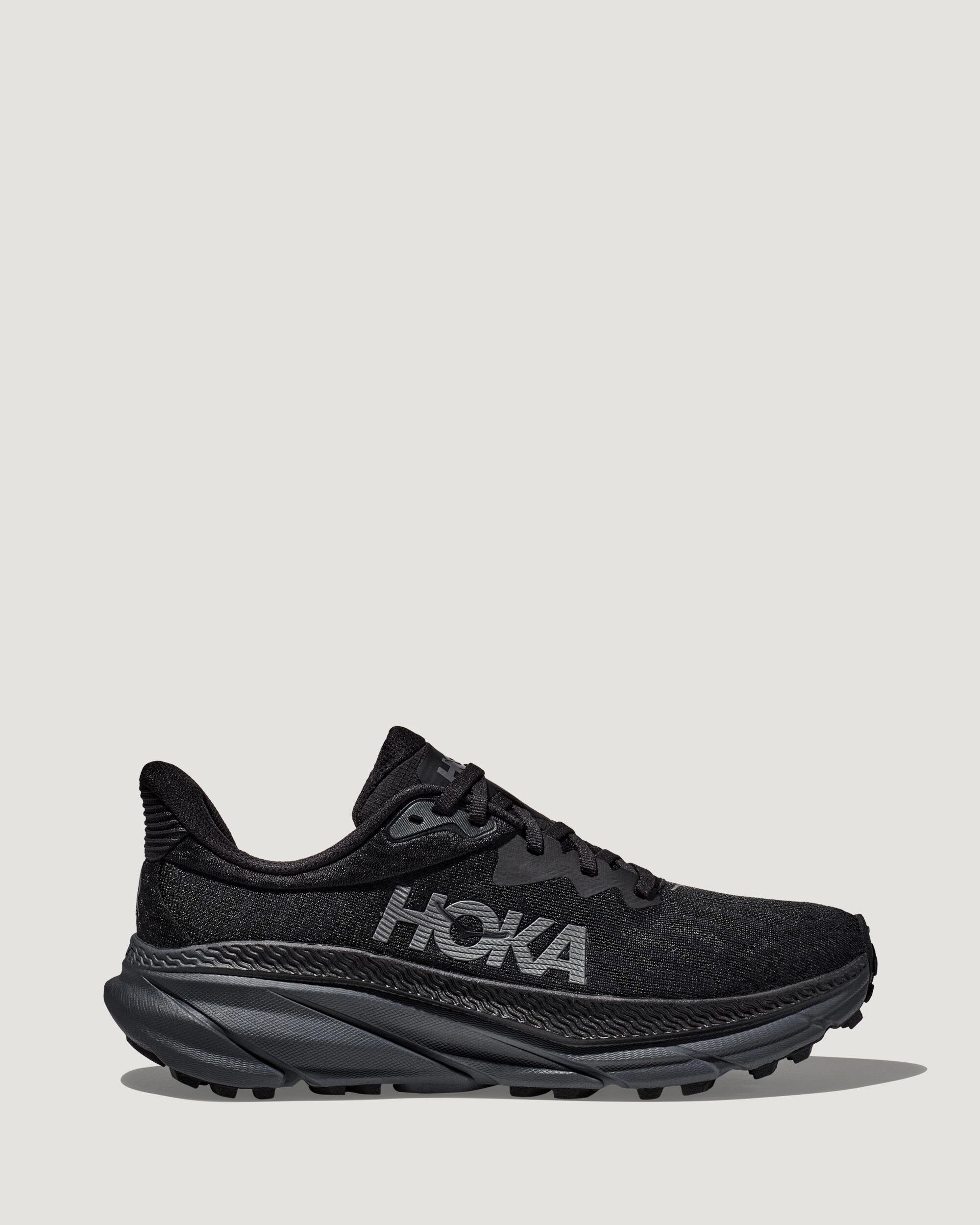 plyometric shoes Men's HOKA Challenger ATR 7 Running Shoes - Black/Black