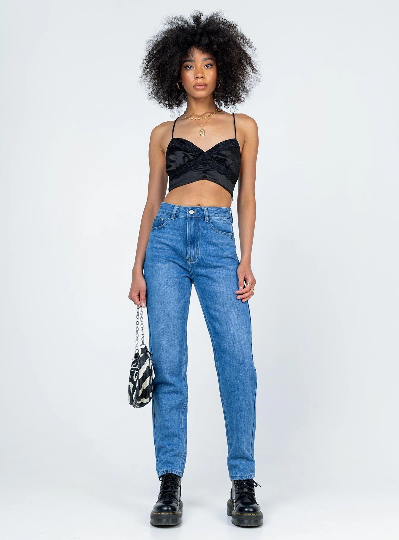 Seymour Mom Denim Jeans Neutral Outfit Piece