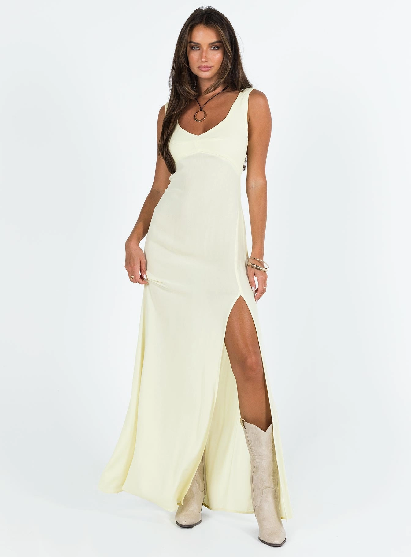 Sister Glow Moment Light Shannyn Maxi Dress Yellow