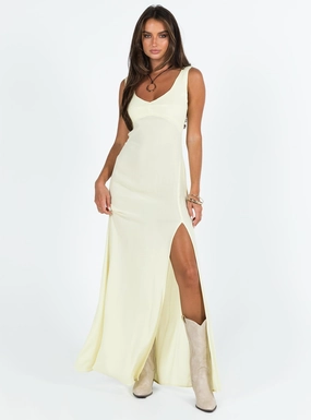Sister Glow Moment Light Shannyn Maxi Dress Yellow
