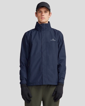 Men's Andulo 2-layer Rain Jacket - Pure Navy Dual Layer Insulation