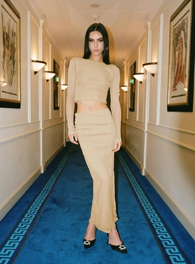 Madang Maxi Skirt Gold Cultural Event