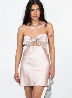Shellie Mini Dress Pink Petite travel mode Skin-friendly