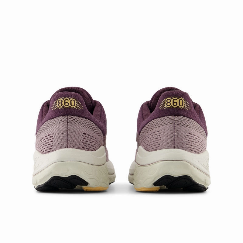 Fresh Foam X 860v14 - Ice Wine with Plum Brown and Silver Metallic - Women's Arch Stabilizer