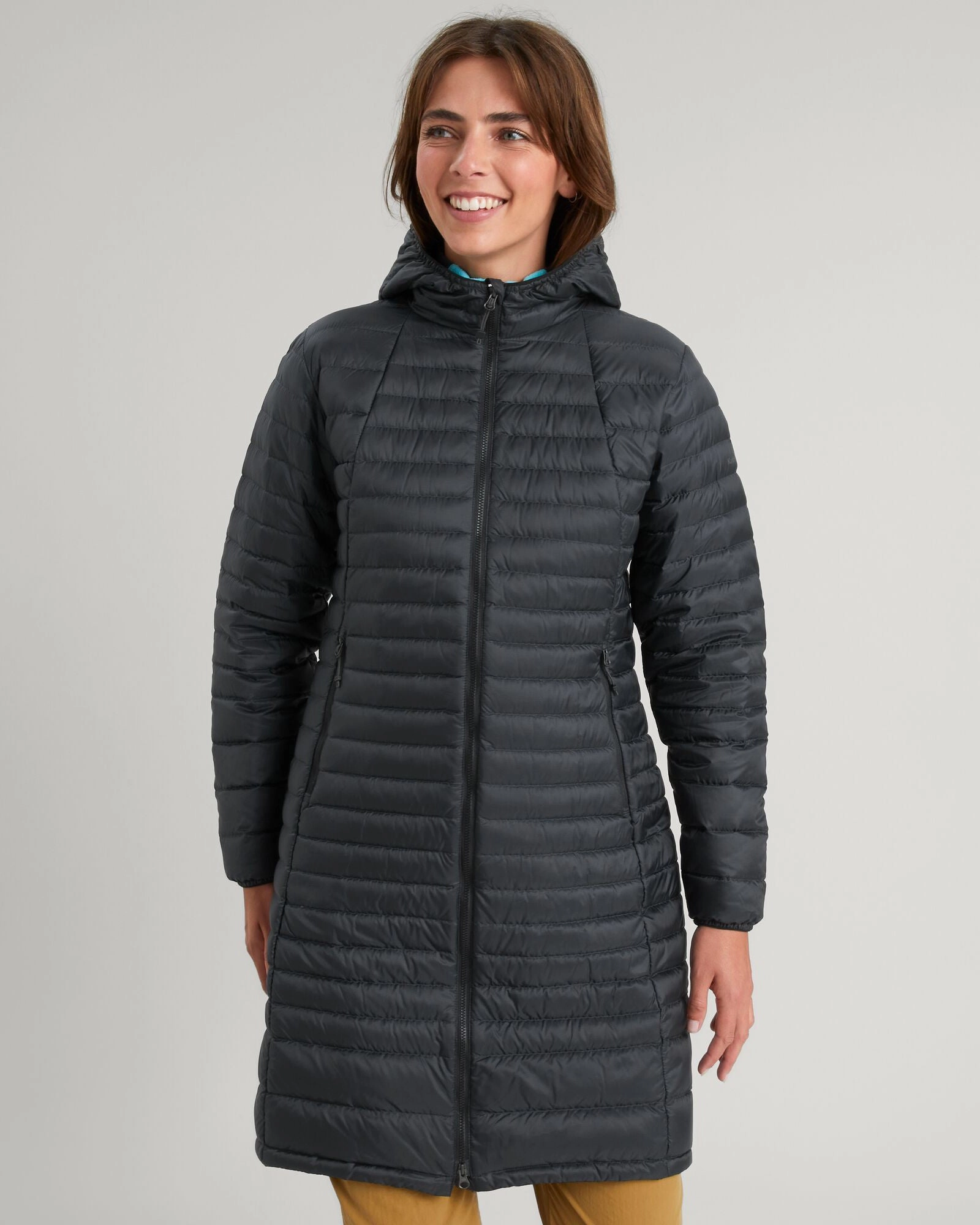 Fashion Event Women's Heli R Down Parka Jacket - Black Stingray
