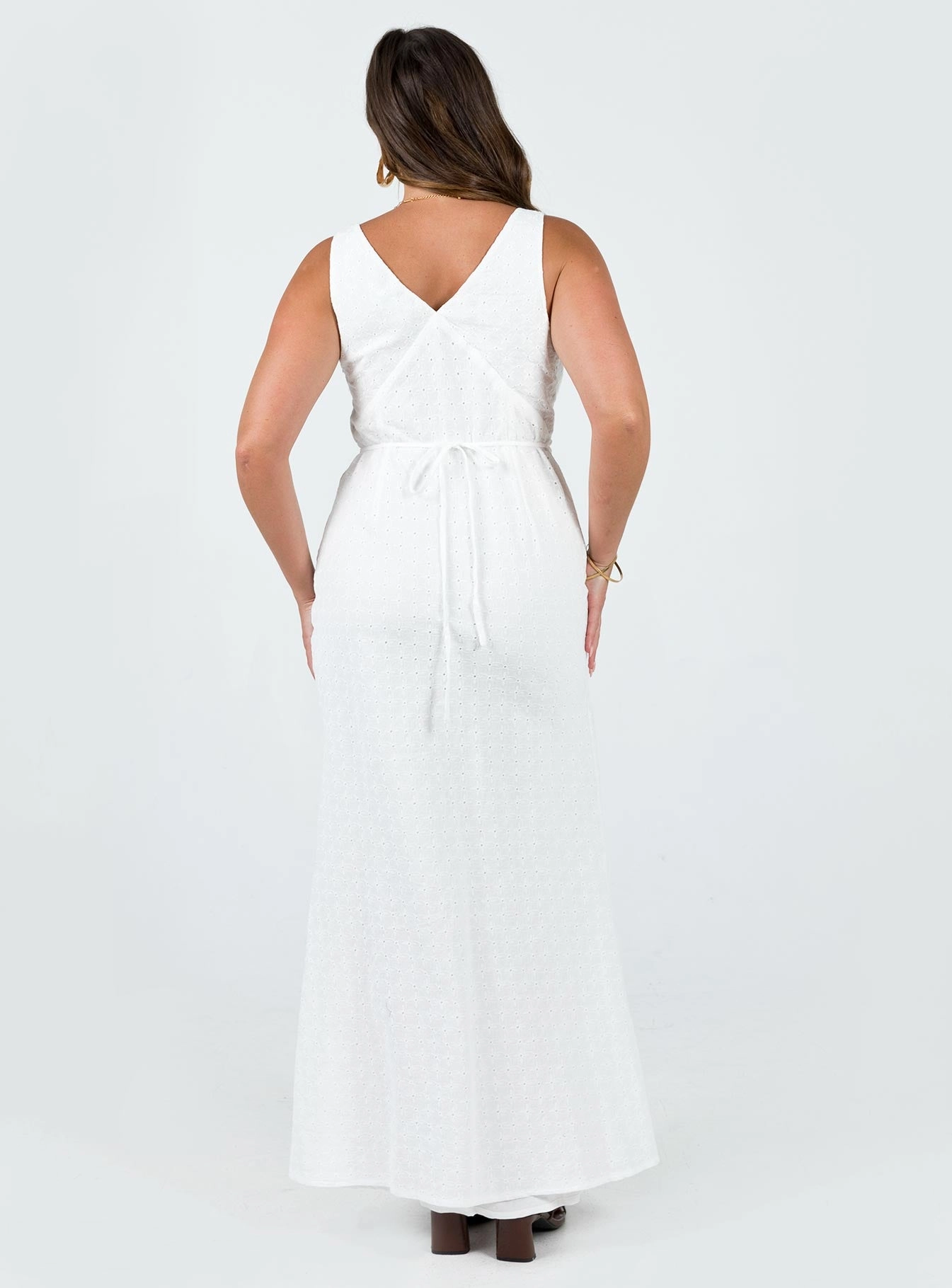 Chilly Wear Korean Mood Nellie Maxi Dress White