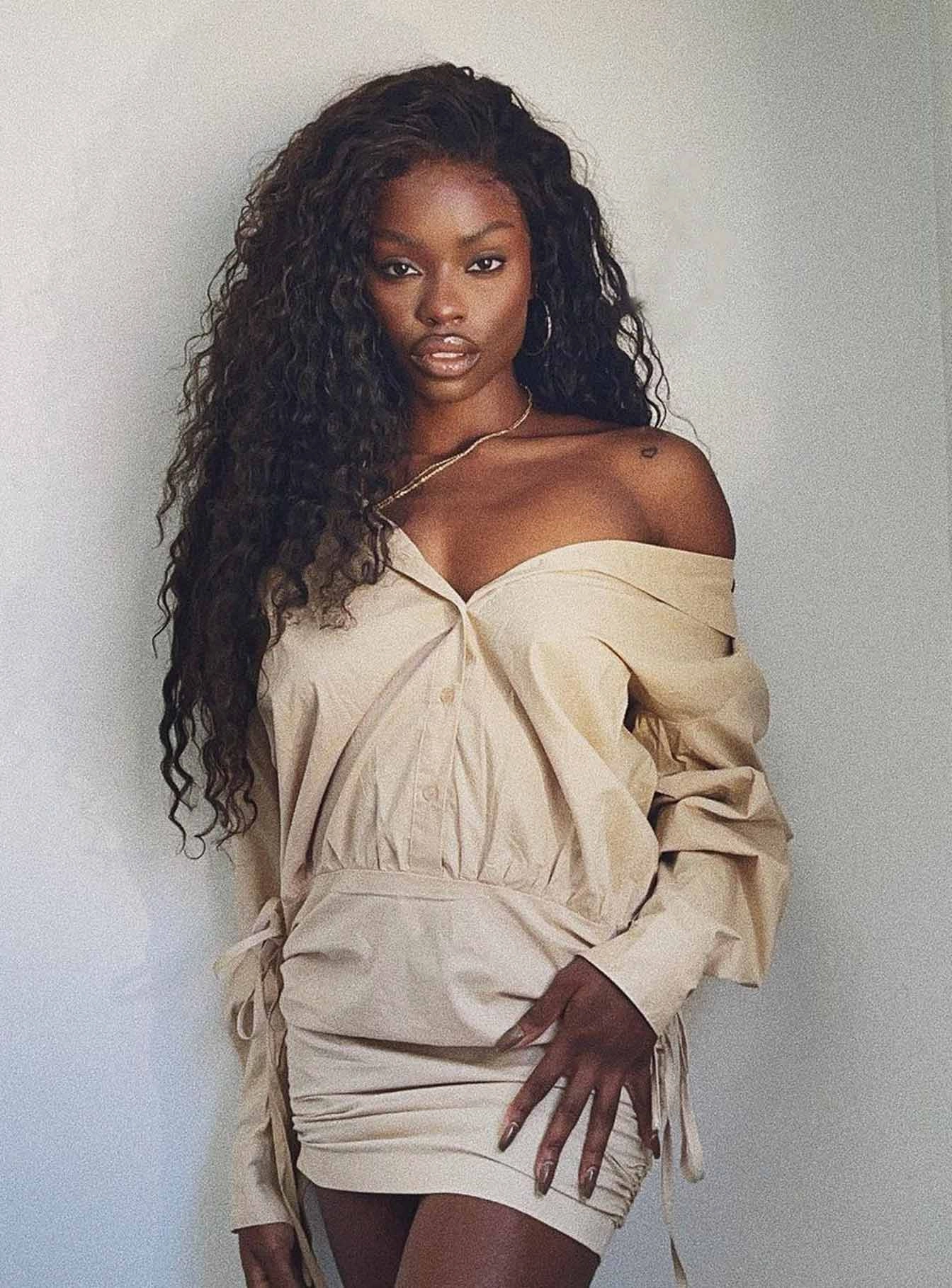 The Cult Mini Dress Camel Relaxed Look Elegant Appearance