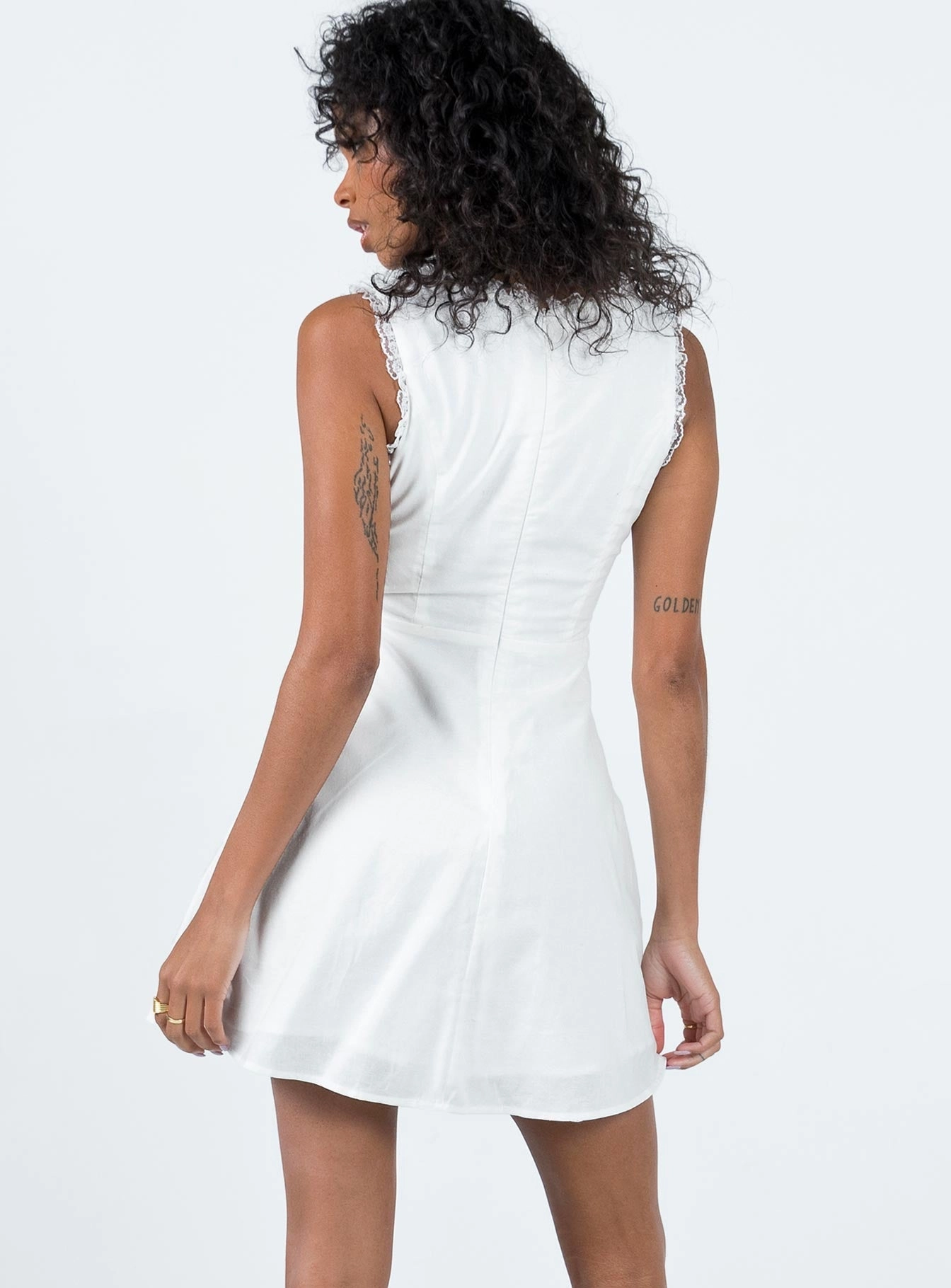 Youth Charm Silvanna Mini Dress White