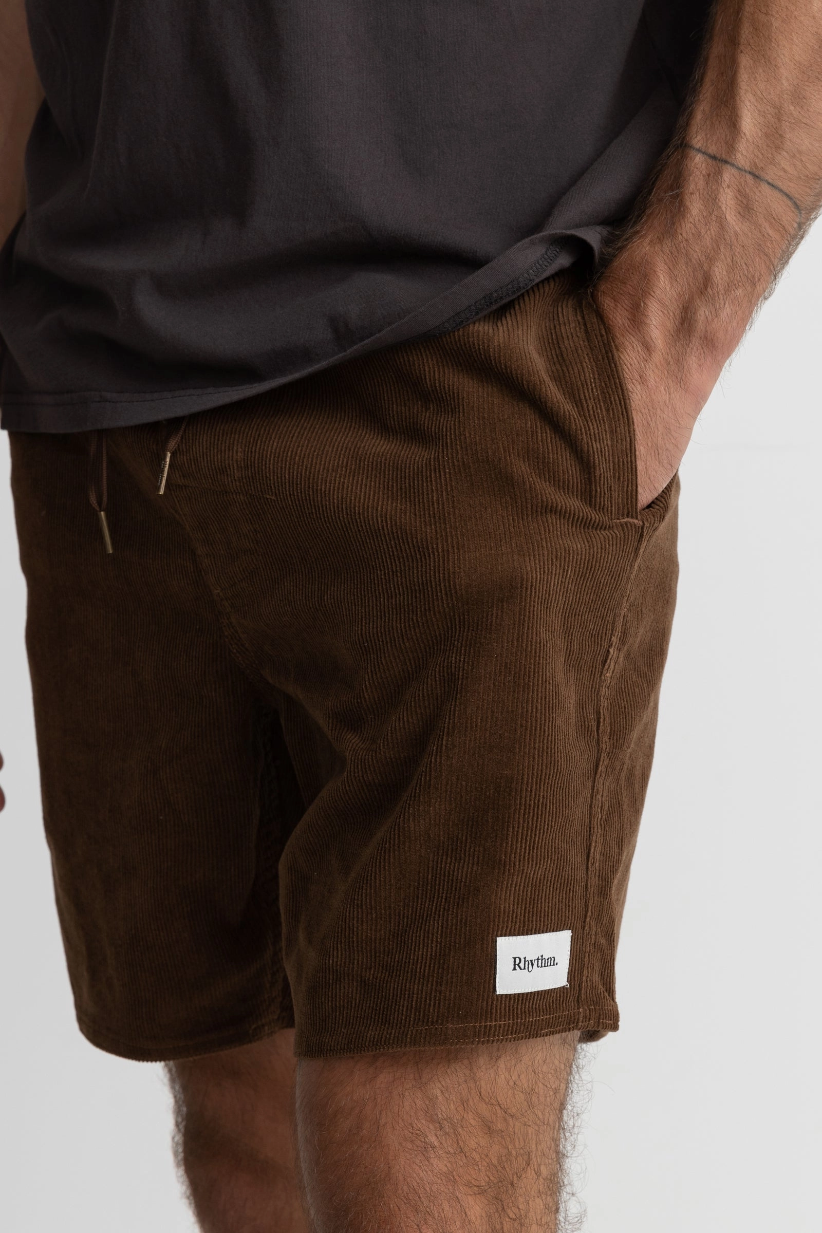 UPF Sun Protection Flexible Waistband Classic Cord Jam Chocolate