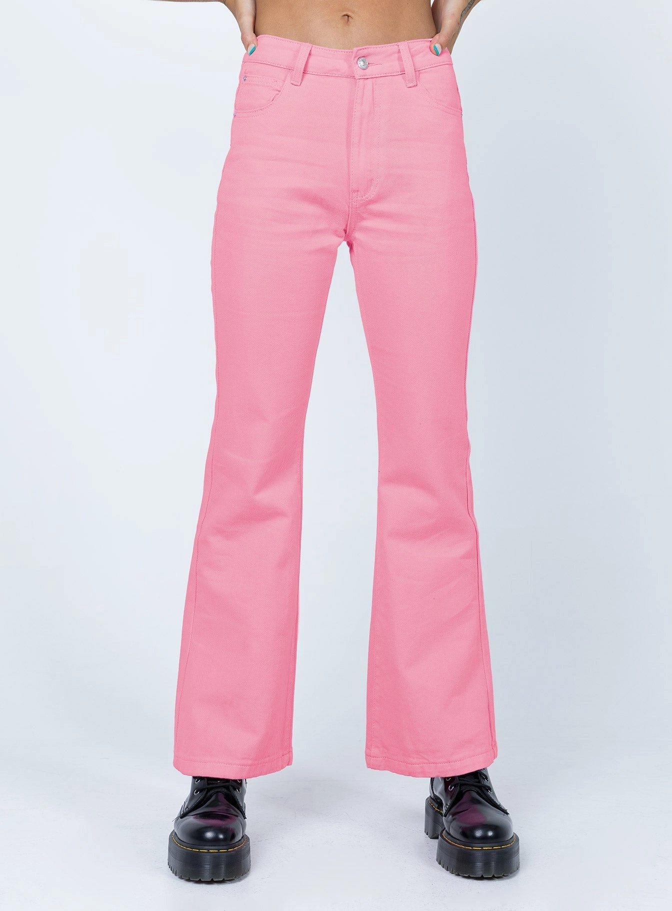 Cabarita Lounge Denim Jeans Pink Youth Style Stylish Road Trip