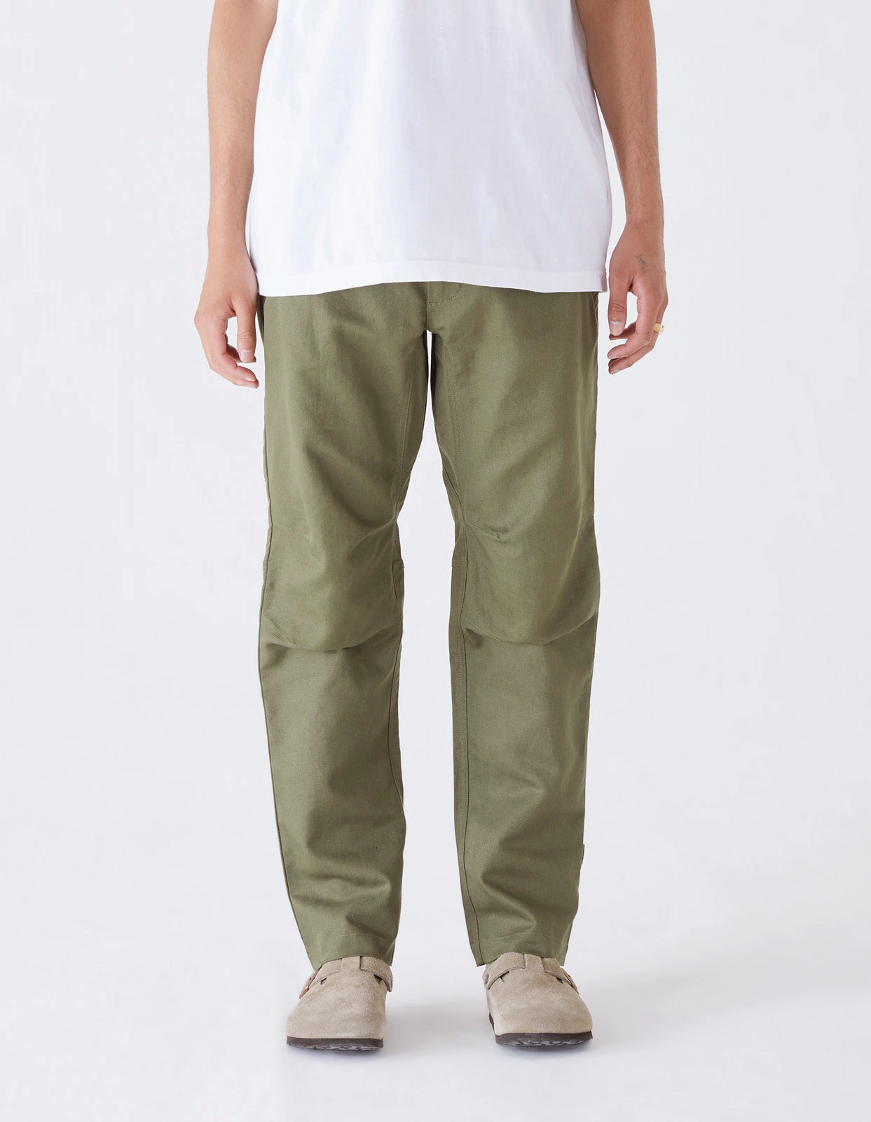 Adjustable Fit Distressed finish 7024 MILTYPE Organic Custom Pants Olive OG-107F