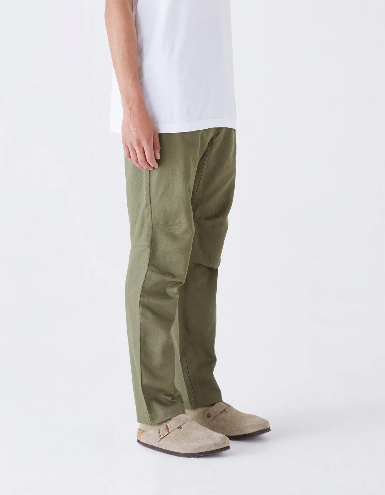 7024 MILTYPE Organic Custom Pants Olive OG-107F Cozy Comfort