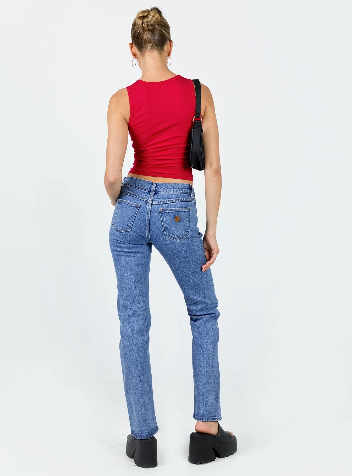 Anti Pilling Technology Abrand 99 Low Straight Debbie Mid Blue