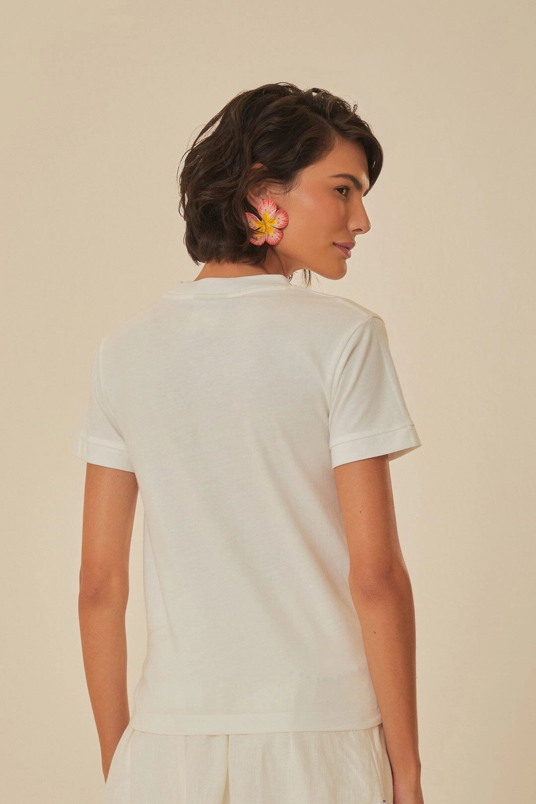 White Sounds Like Brasil Organic Cotton Baby T-Shirt Cozy Touch Everyday Essential