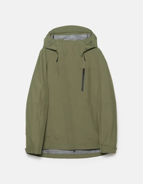 7185 Waterproof 3L Asym Storm Parka Olive OG-107F Flexible Fit Tear Resistant Material