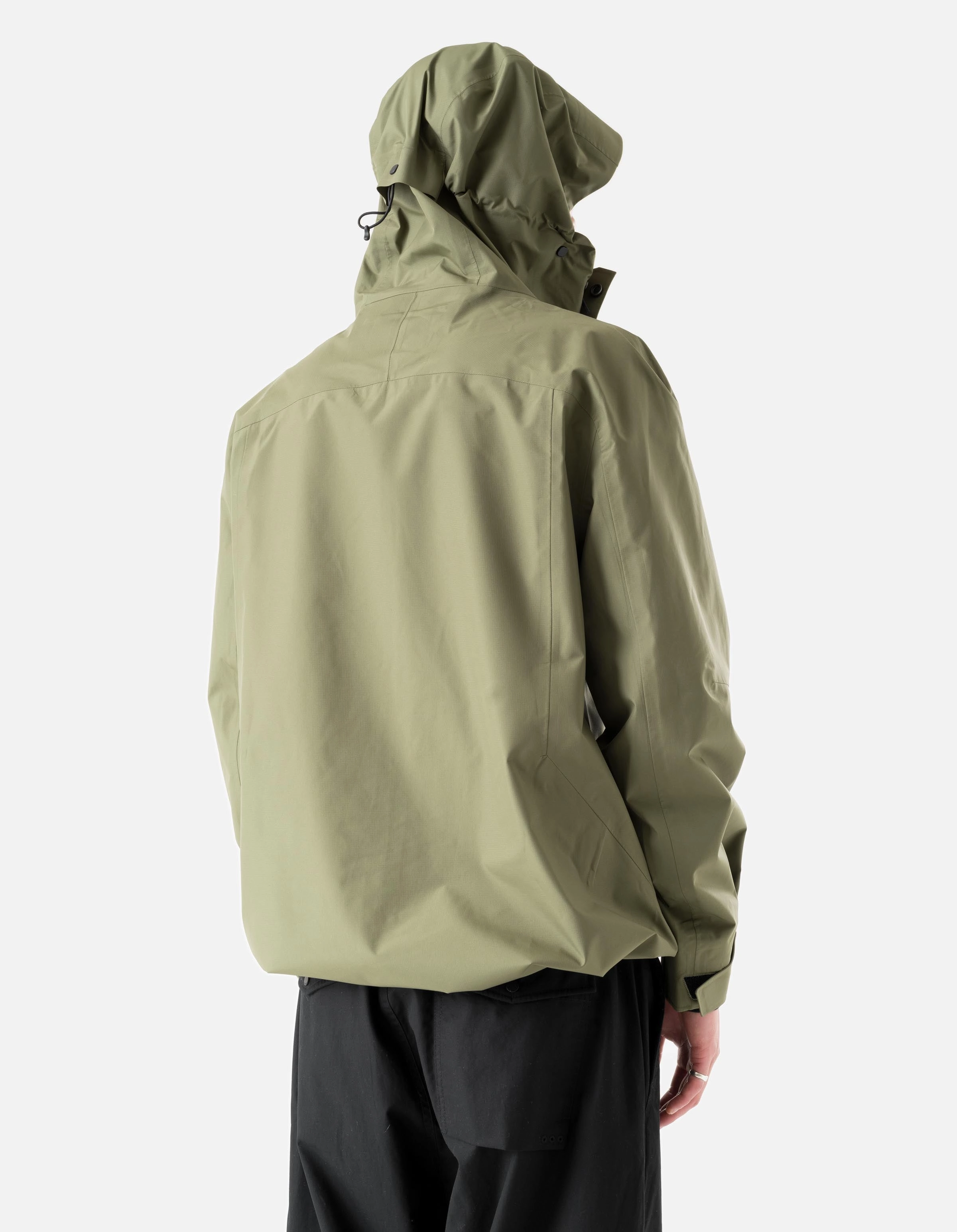 7185 Waterproof 3L Asym Storm Parka Olive OG-107F Stitched Look Autumn Layers