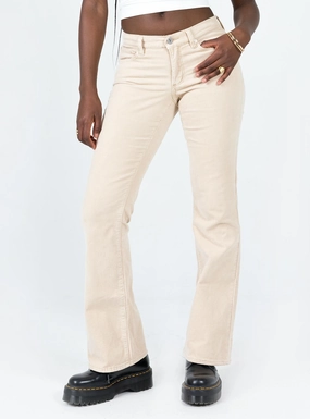Modern Minimalist Creative Look Abrand 99 Low Boot Latte Cord