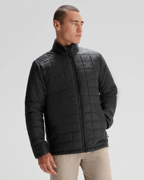 Men's Heli R Insulated Jacket - Black Stingray Tear Resistant Fabric Fashion Trend
