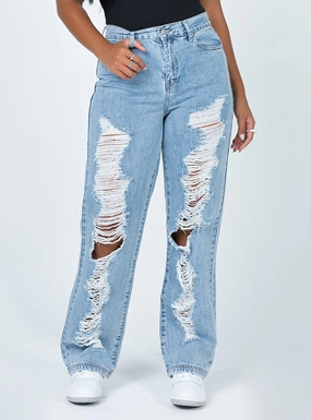 Urban Style All weather Nugal Ripped Denim Jeans