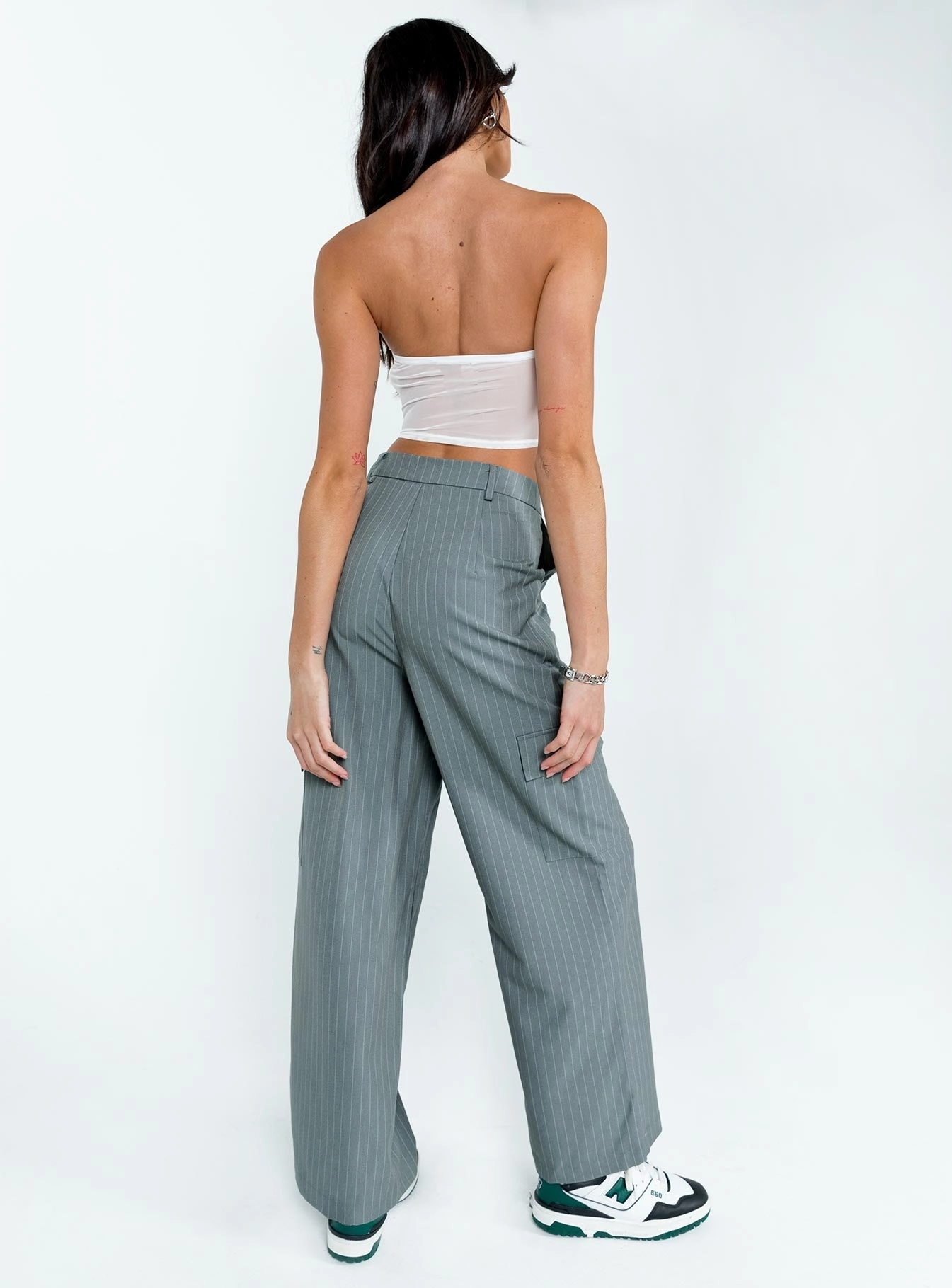 Lilli Pants Grey WrinkleResistantMaterial