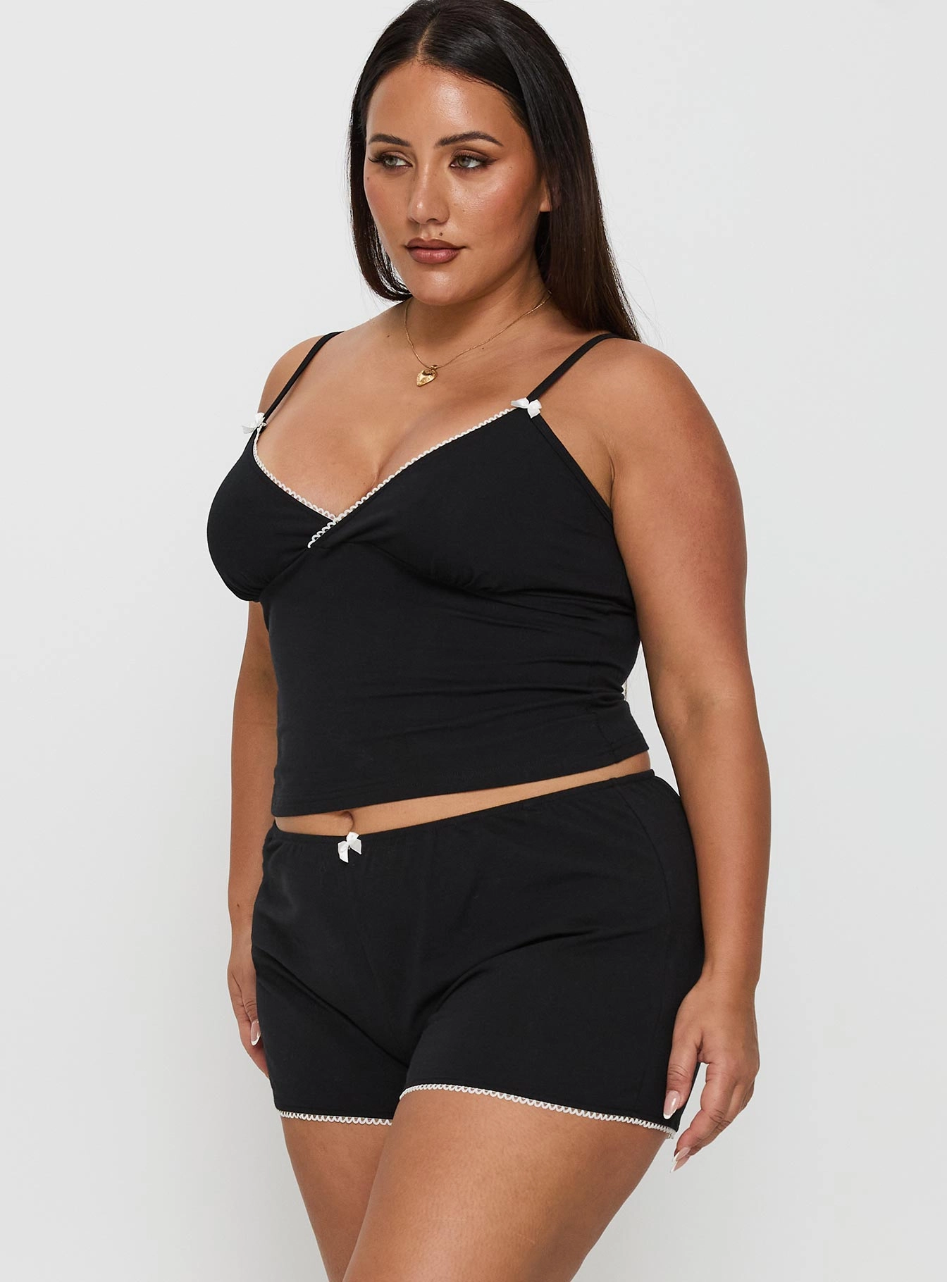 City Shorts Slow Start Jersey Sleep Short Black Curve