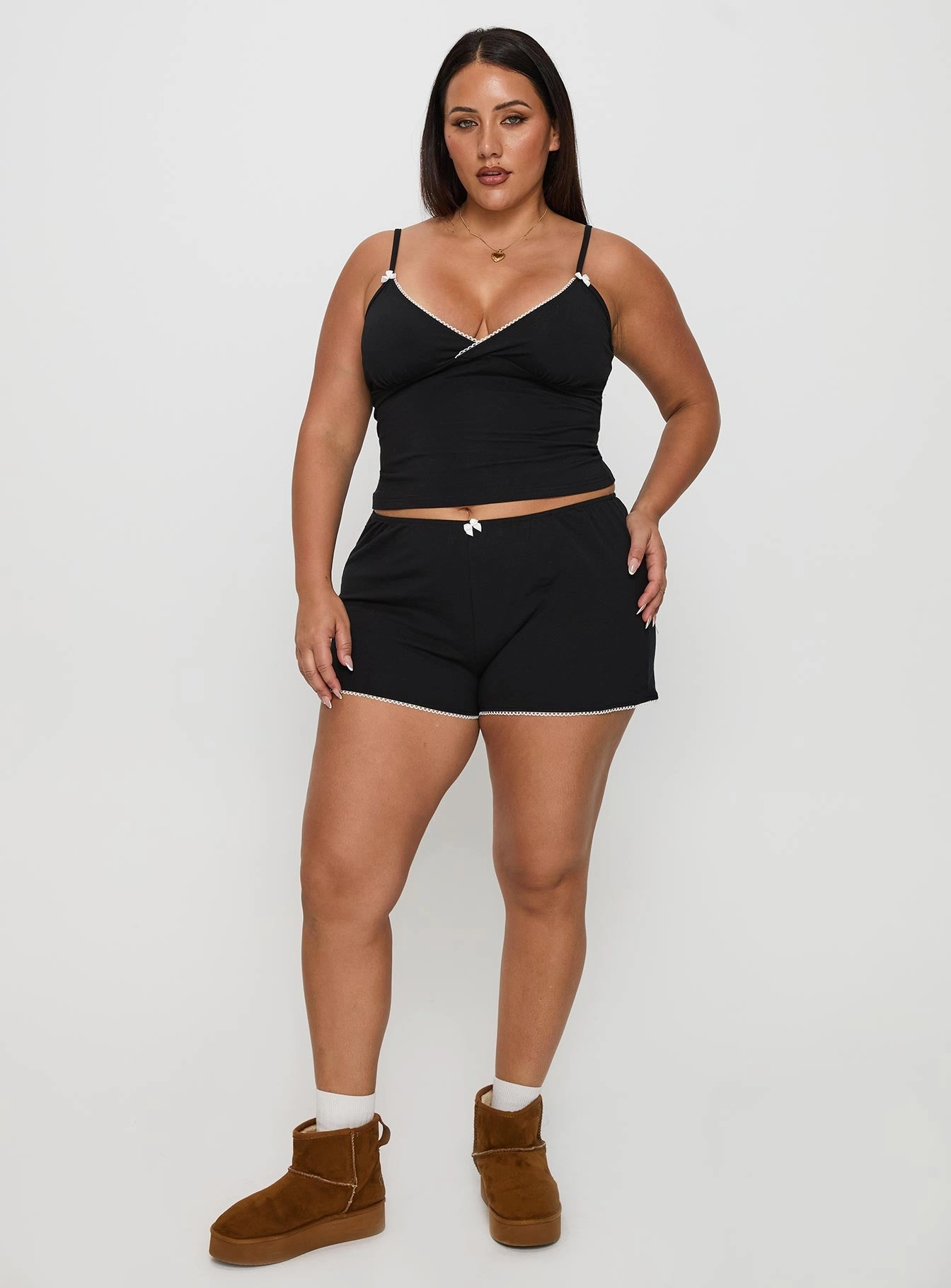 Slow Start Jersey Sleep Short Black Curve WrinkleFreeFabric cycling attire
