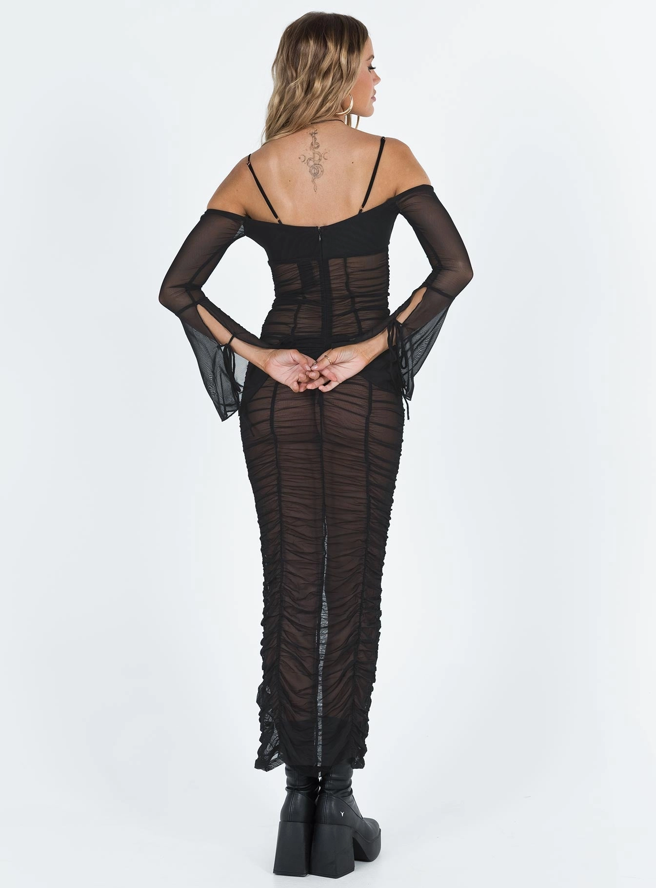 JGR & STN Bellatrix Maxi Dress Black New York Easy Movement