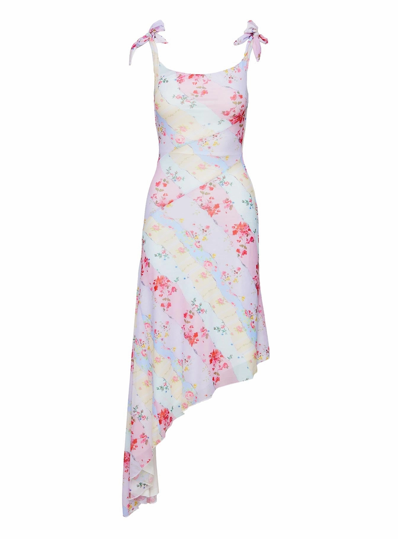 Smitten Asymmetric Maxi Dress Multi Everyday Comfort