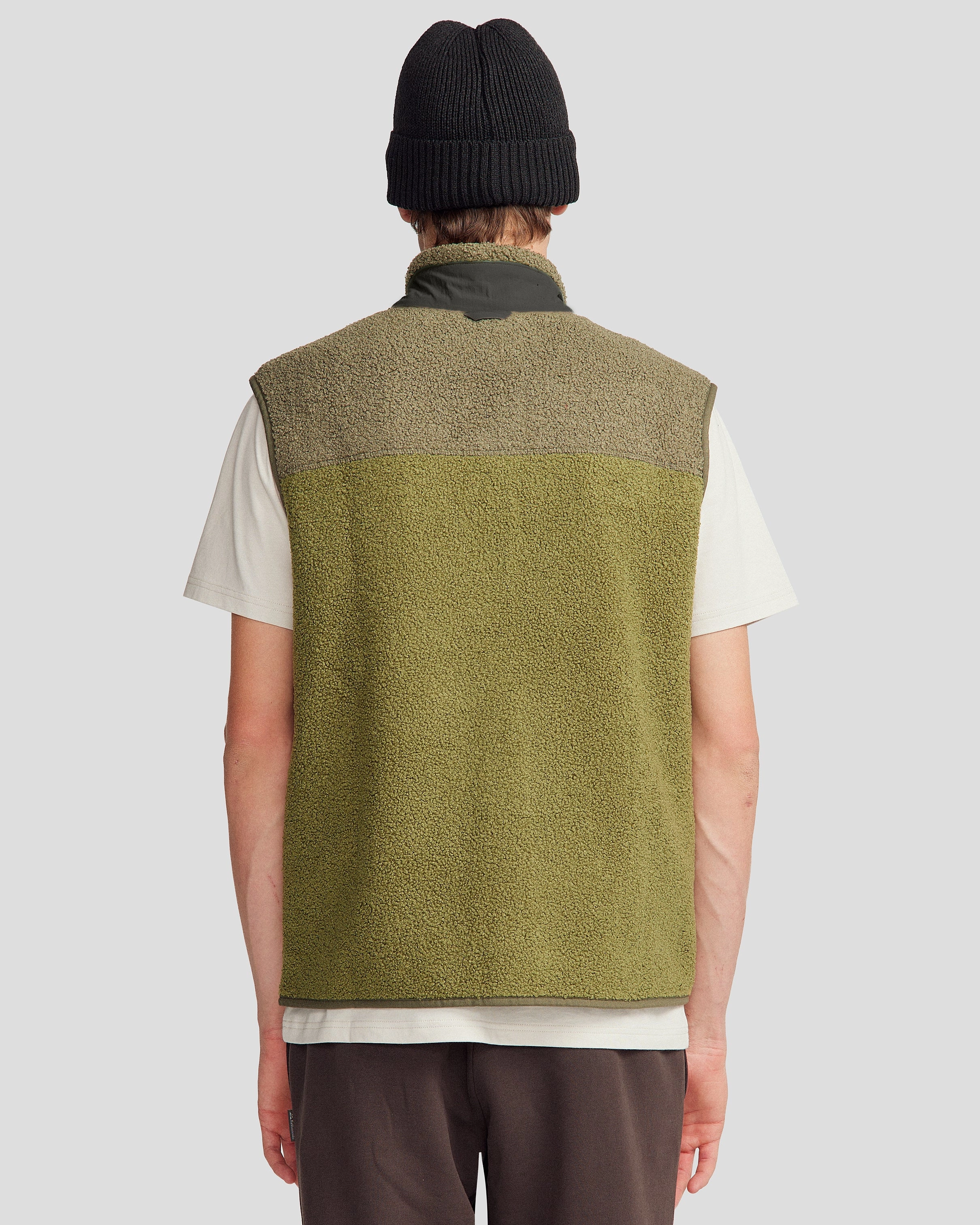 Co-Z High Pile Men's Vest - Light Moss/Dark Fern Multi Use Piece