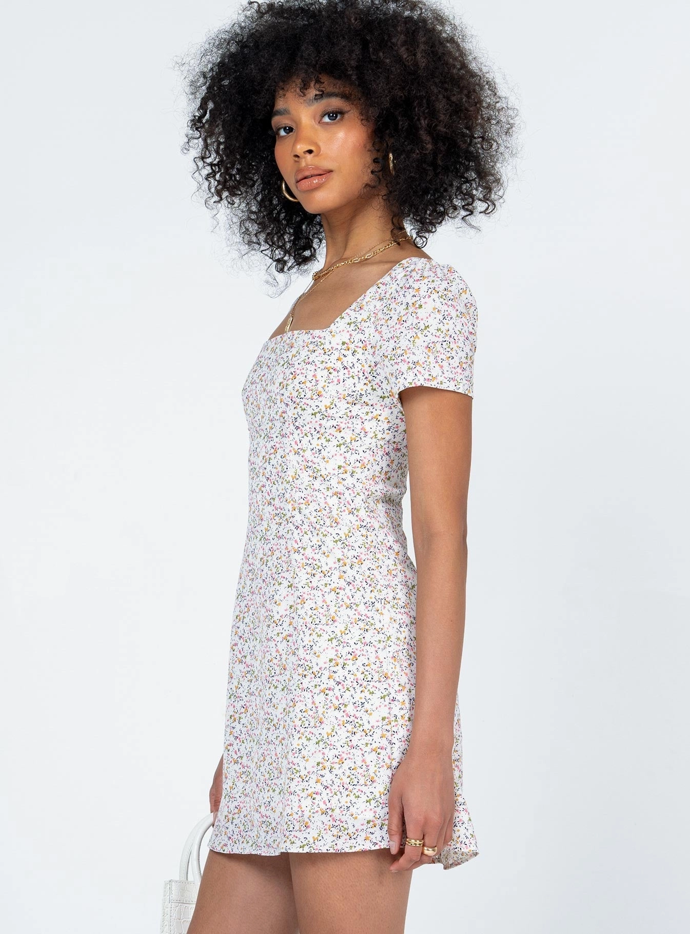 Smooth Feel Chic Fit Wear Hastings Mini Dress White Floral