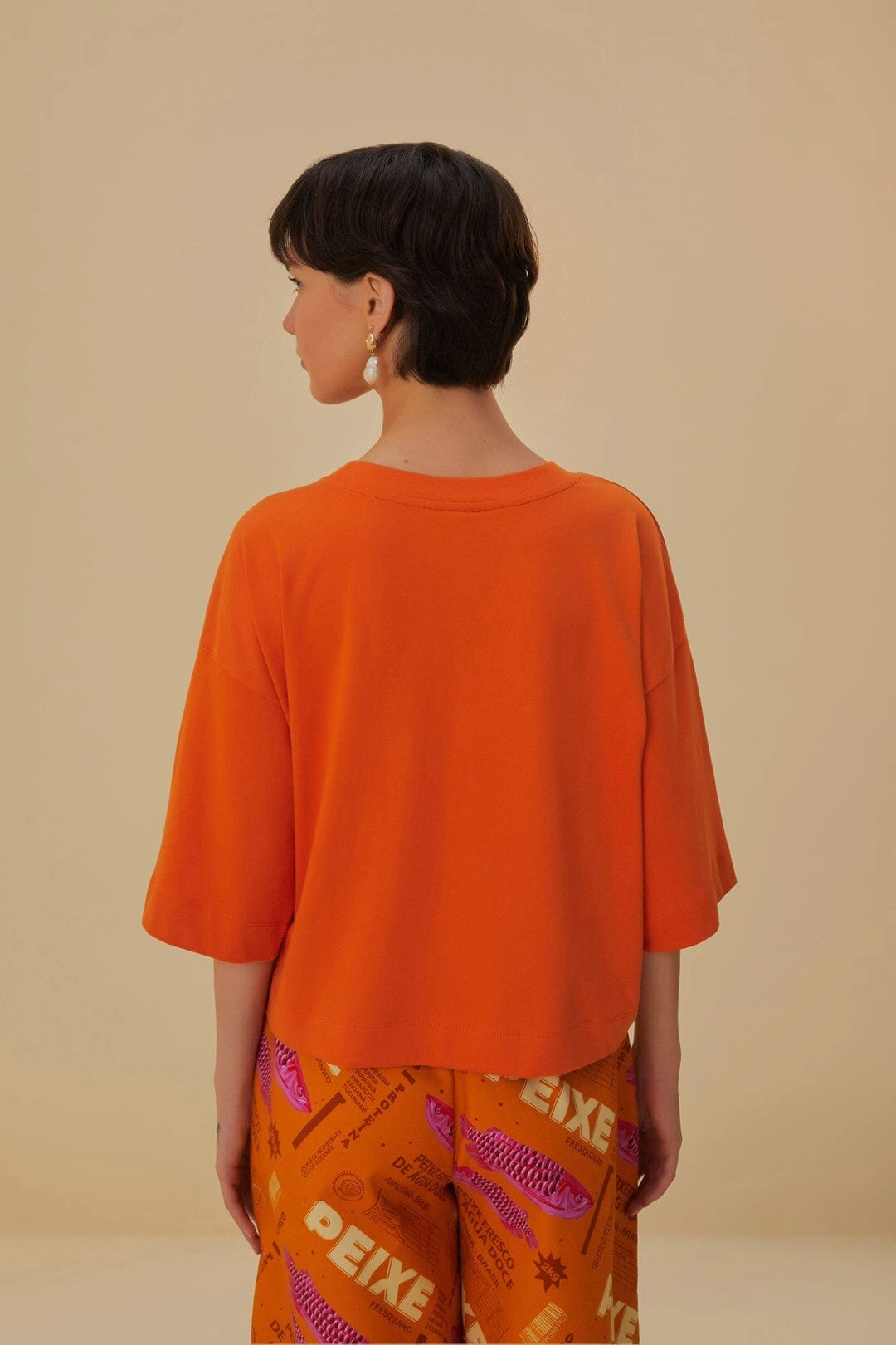 Cool Vibes Orange Farm Rio Organic Cotton T-Shirt