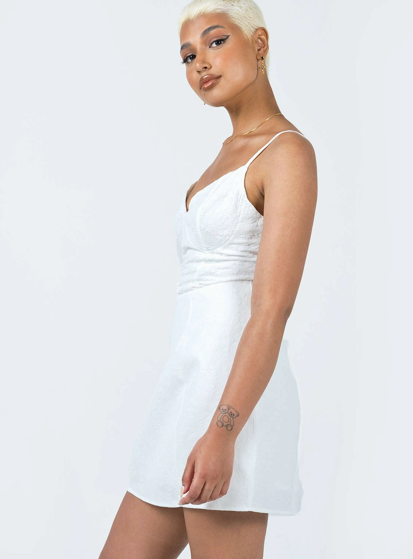 Zora Mini Dress White Year Round All Fitwear