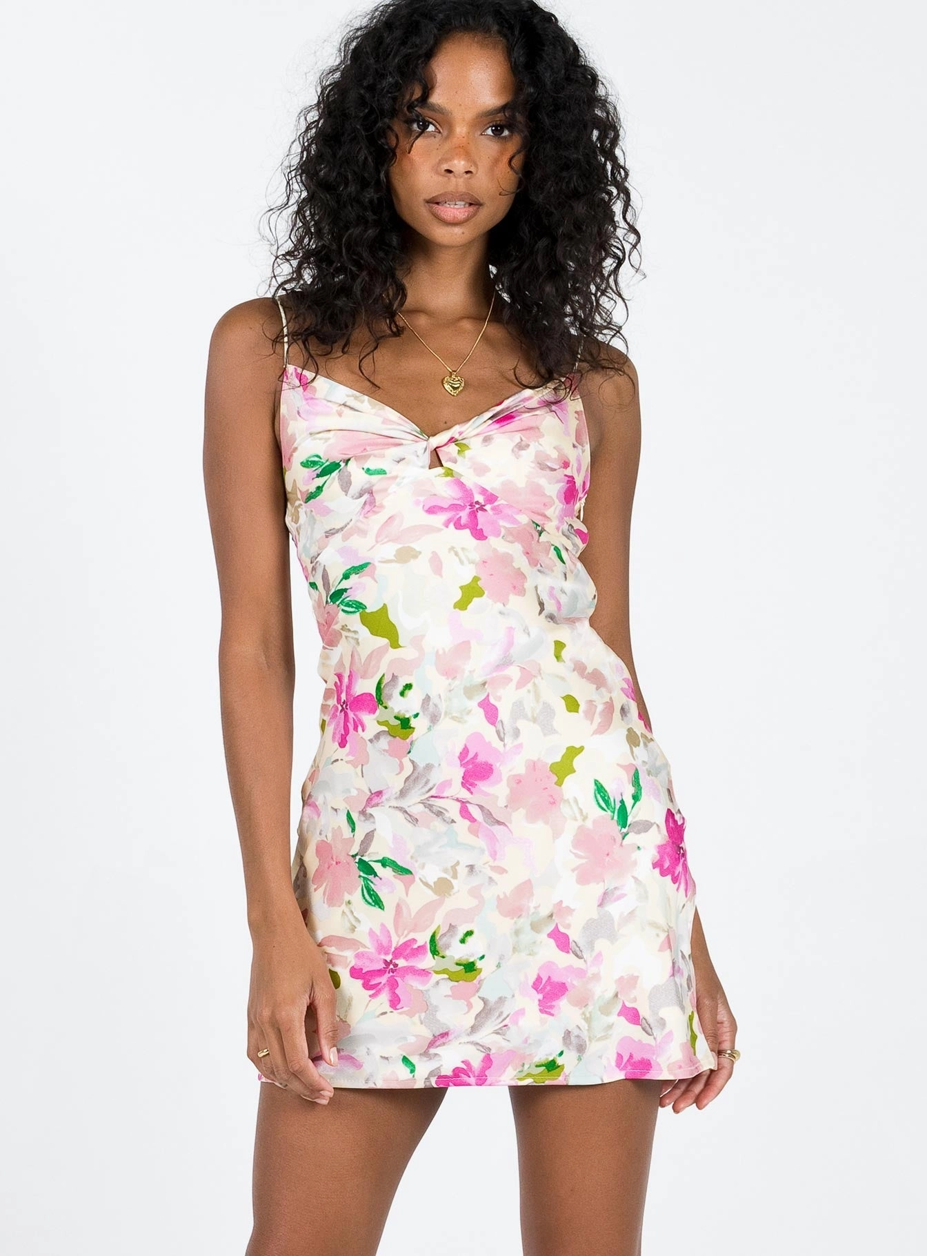 Subtle Glam Effortless Elegance Marilyn Mini Dress Floral Multi