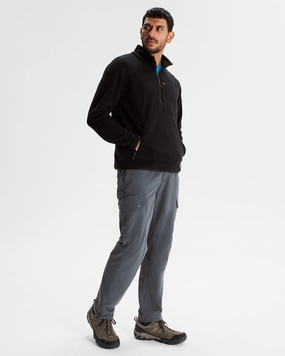 Stylish Layer Breathable mesh lining Men's Retro Ridge 200 PrimaLoft Pullover - Black